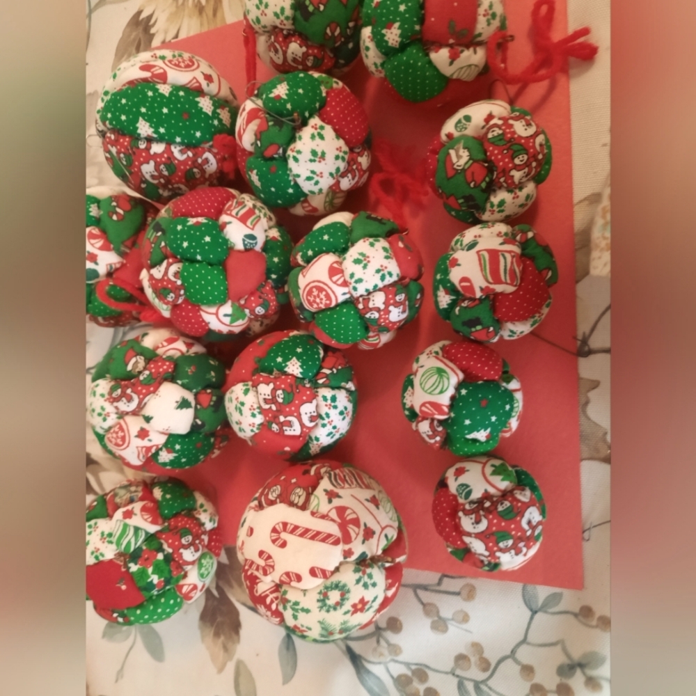 Vintage handmade ornaments